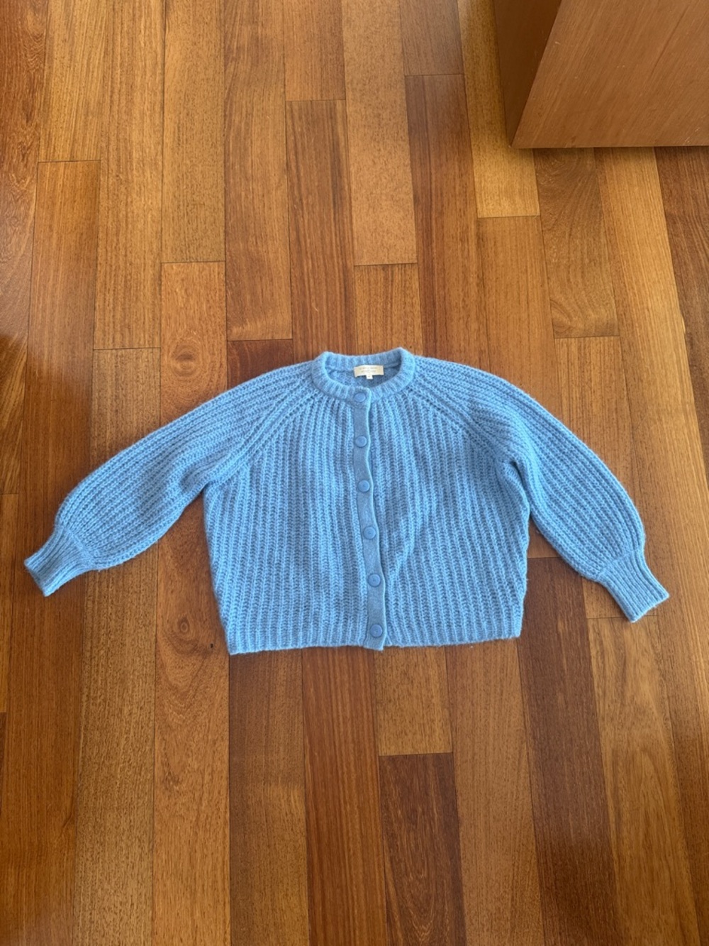 Sézane Emile Cardigan in Iceberg Blue